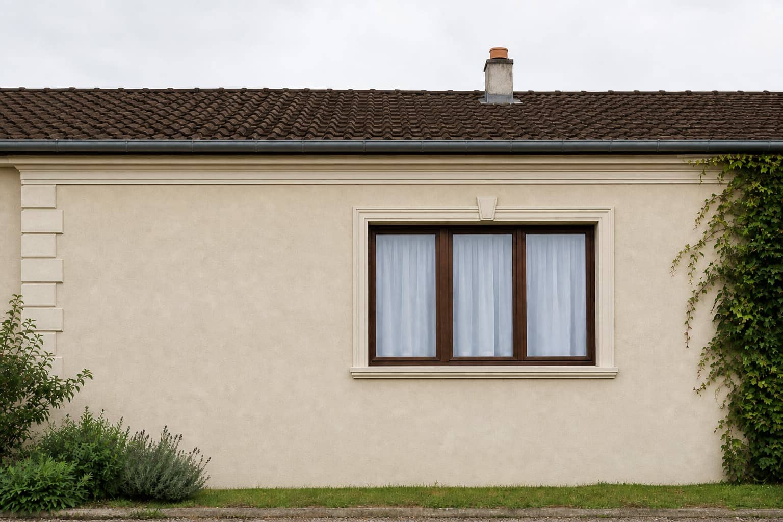 Façade après habillage des profils Profilia Décor