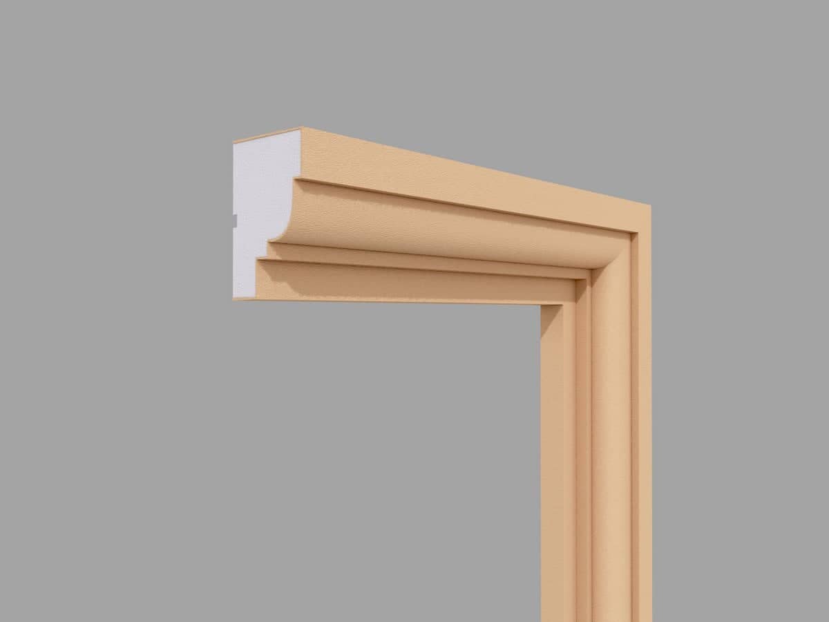 Encadrement de fenêtre FP101 — profil décoratif de façade Profilia Décor, Encadrements de fenêtres, vue 4