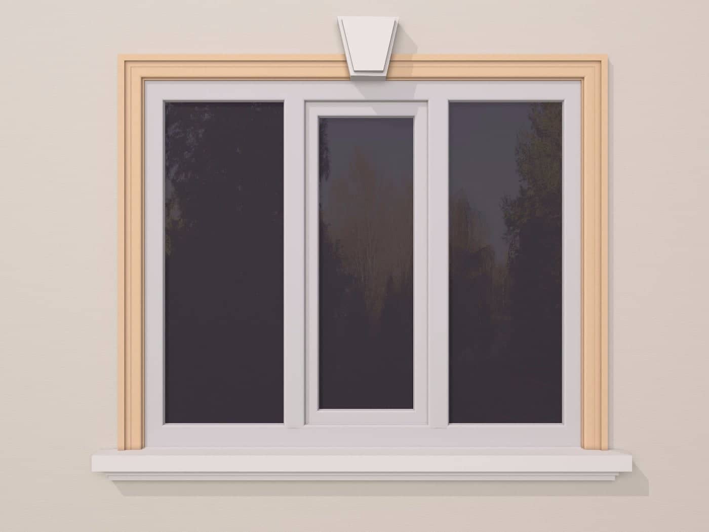 Encadrement de fenêtre FP108 — profil décoratif de façade Profilia Décor, Encadrements de fenêtres, vue 6