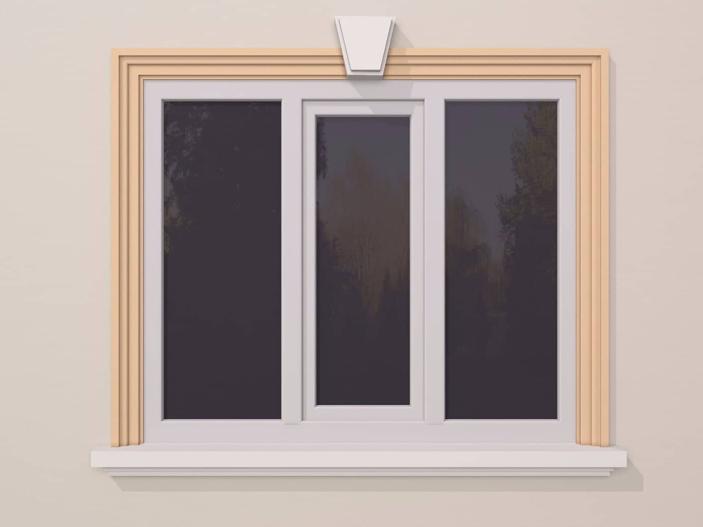 Encadrement de fenêtre FP115 — profil décoratif de façade Profilia Décor, Encadrements de fenêtres, vue 6