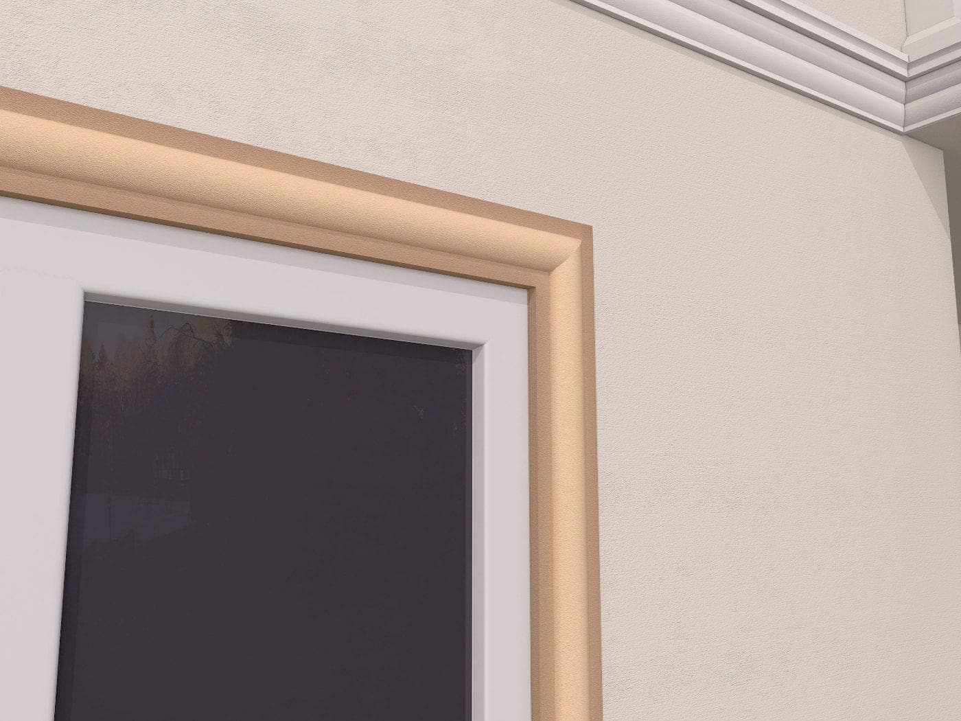 Encadrement de fenêtre FP121 — profil décoratif de façade Profilia Décor, Encadrements de fenêtres, vue 5