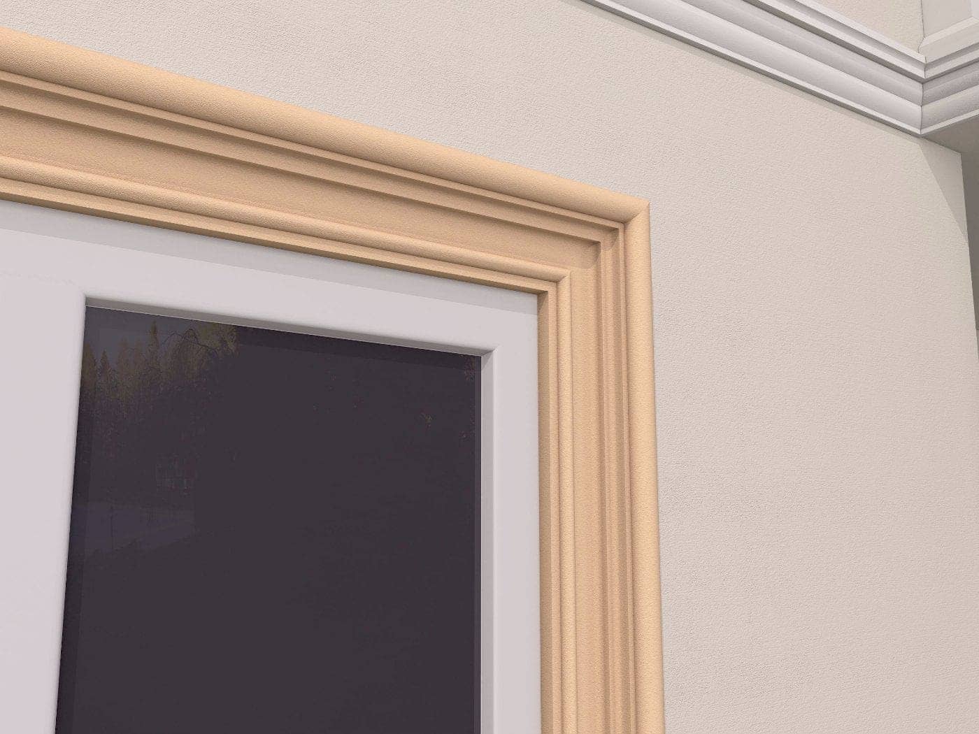 Encadrement de fenêtre FP123 — profil décoratif de façade Profilia Décor, Encadrements de fenêtres, vue 5