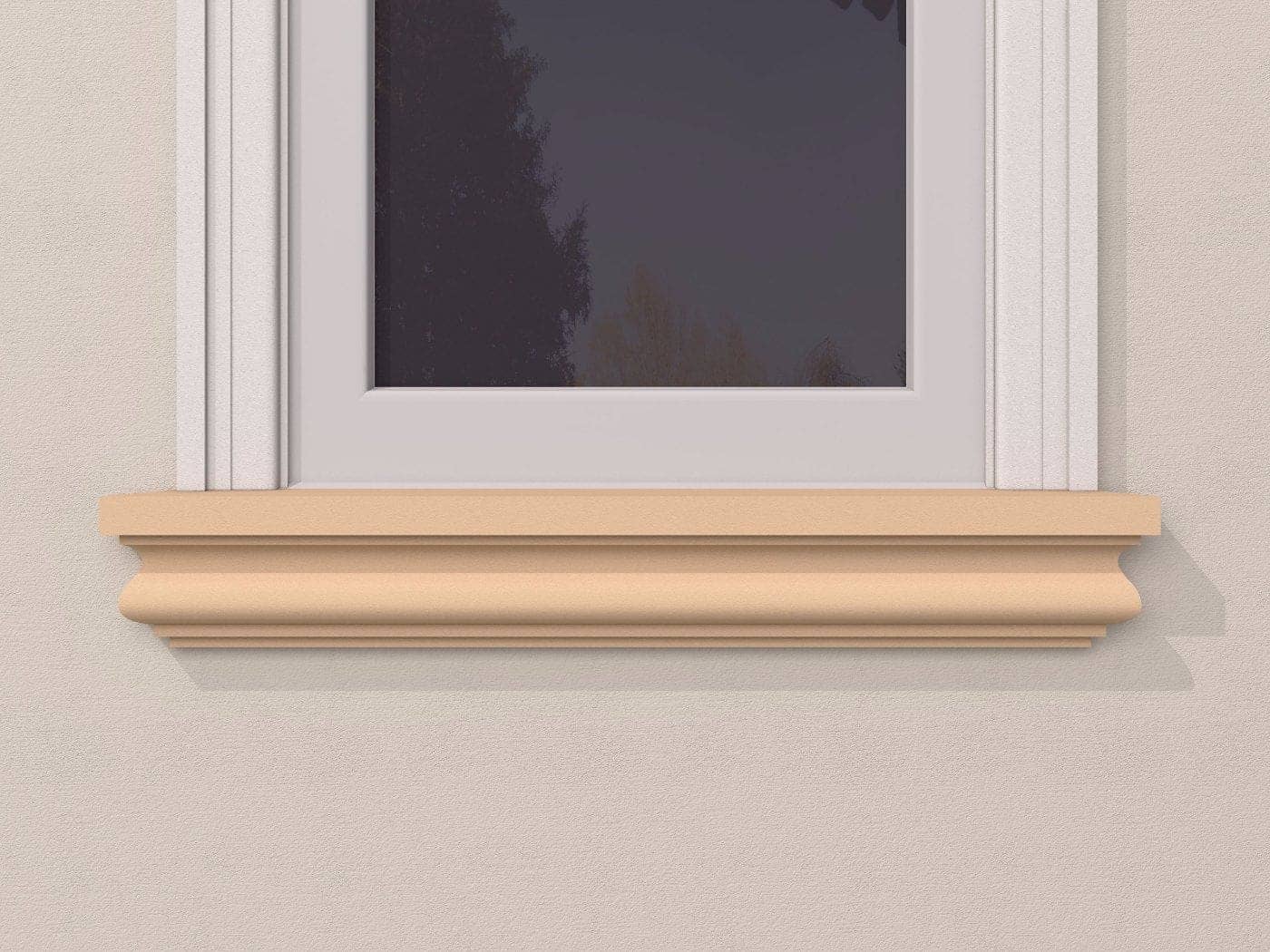 Appui de fenêtre FP209 — profil décoratif de façade Profilia Décor, Appuis de fenêtre, vue 2