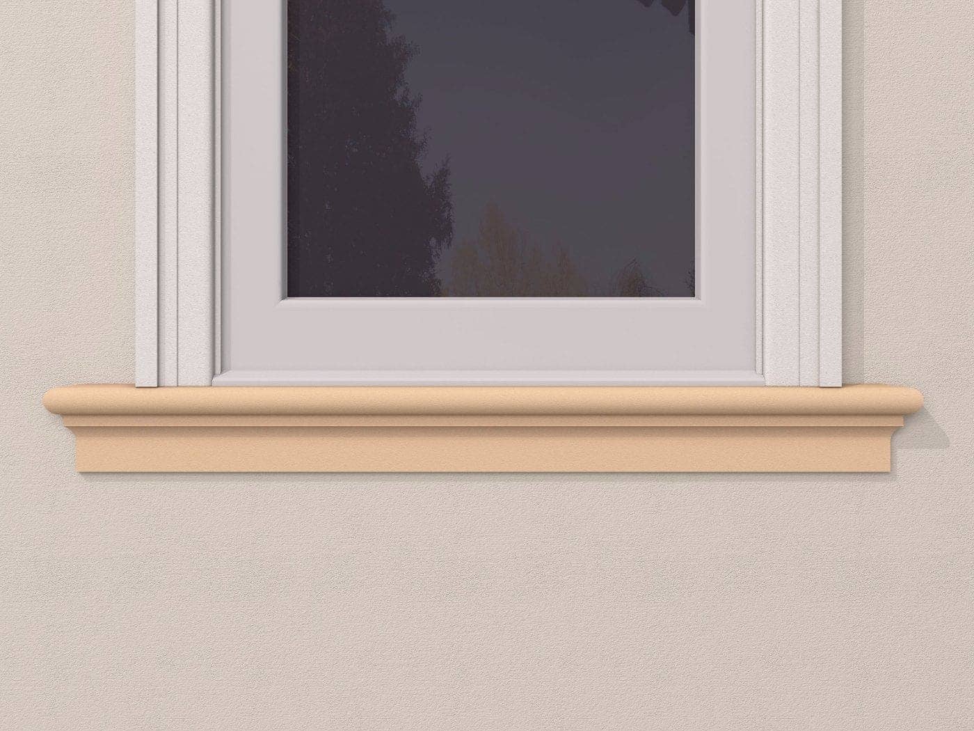 Appui de fenêtre FP214 — profil décoratif de façade Profilia Décor, Appuis de fenêtre, vue 2