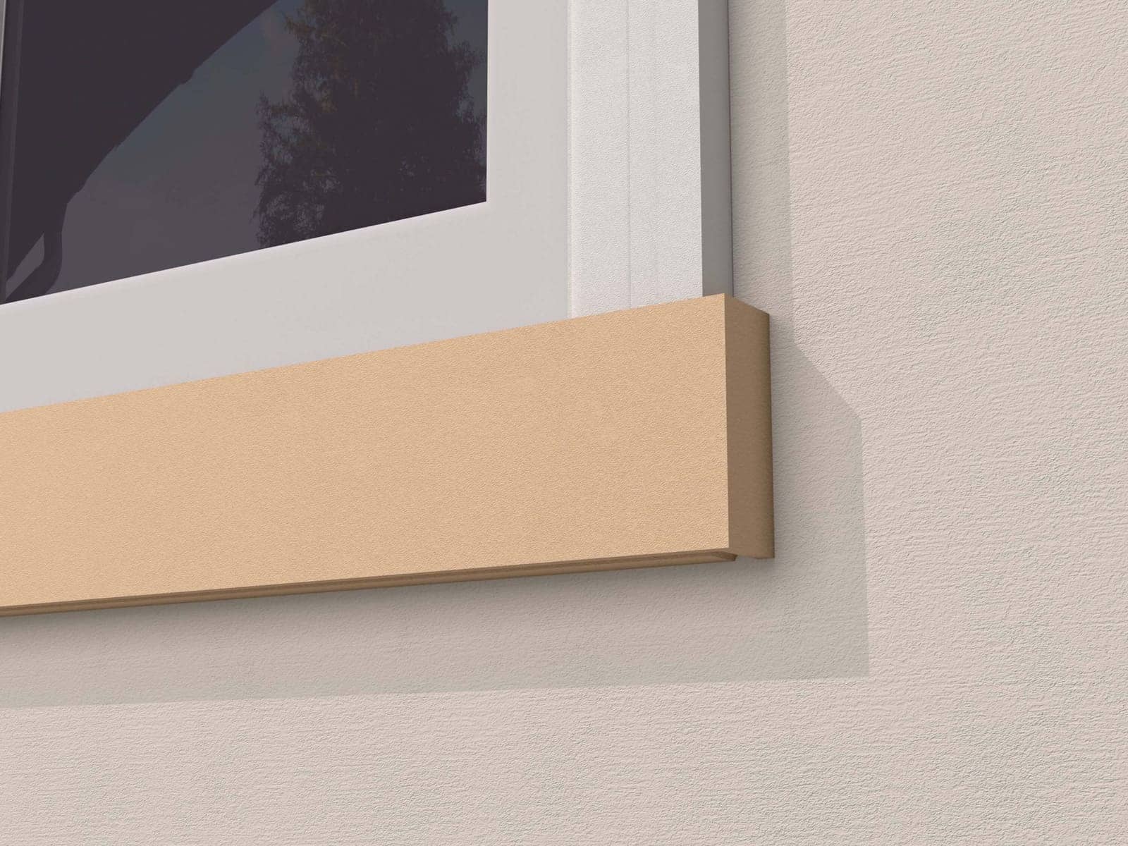Appui de fenêtre FP218 — profil décoratif de façade Profilia Décor, Appuis de fenêtre, vue 2