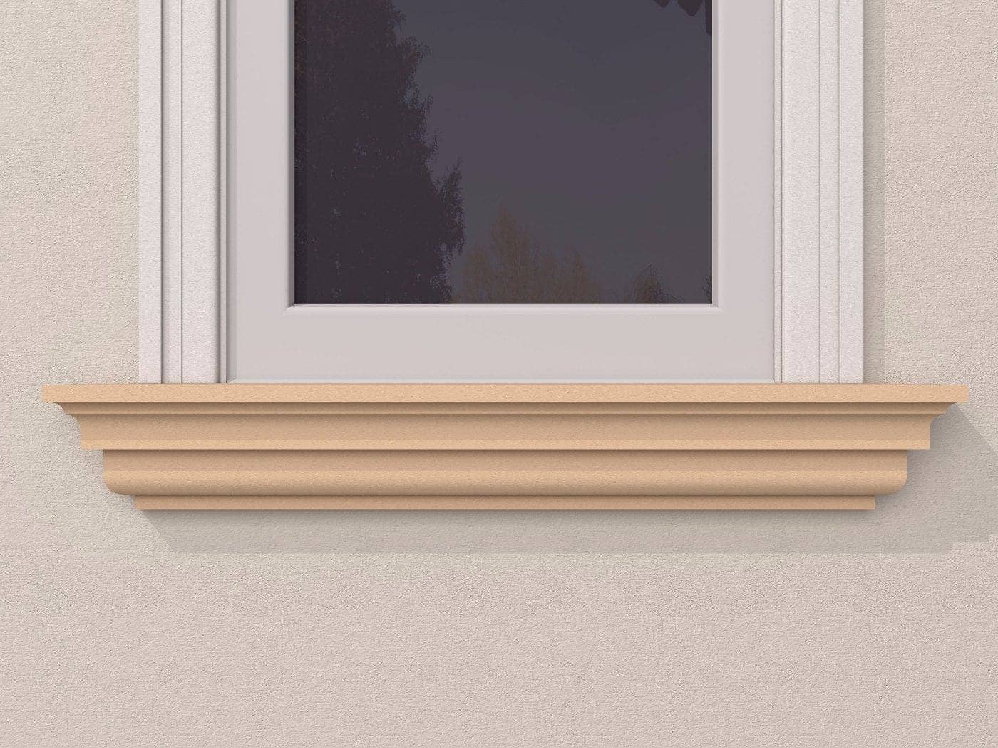 Appui de fenêtre FP220 — profil décoratif de façade Profilia Décor, Appuis de fenêtre, vue 2