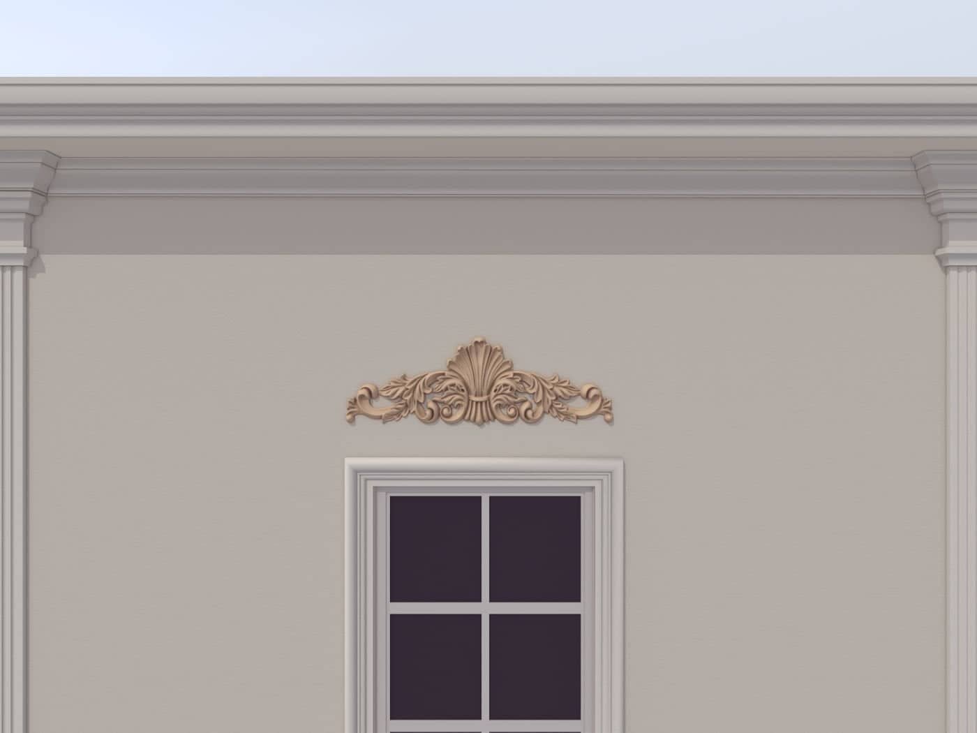 Accent décoratif FPADE23-800 — profil décoratif de façade Profilia Décor, Accents décoratifs, vue 4