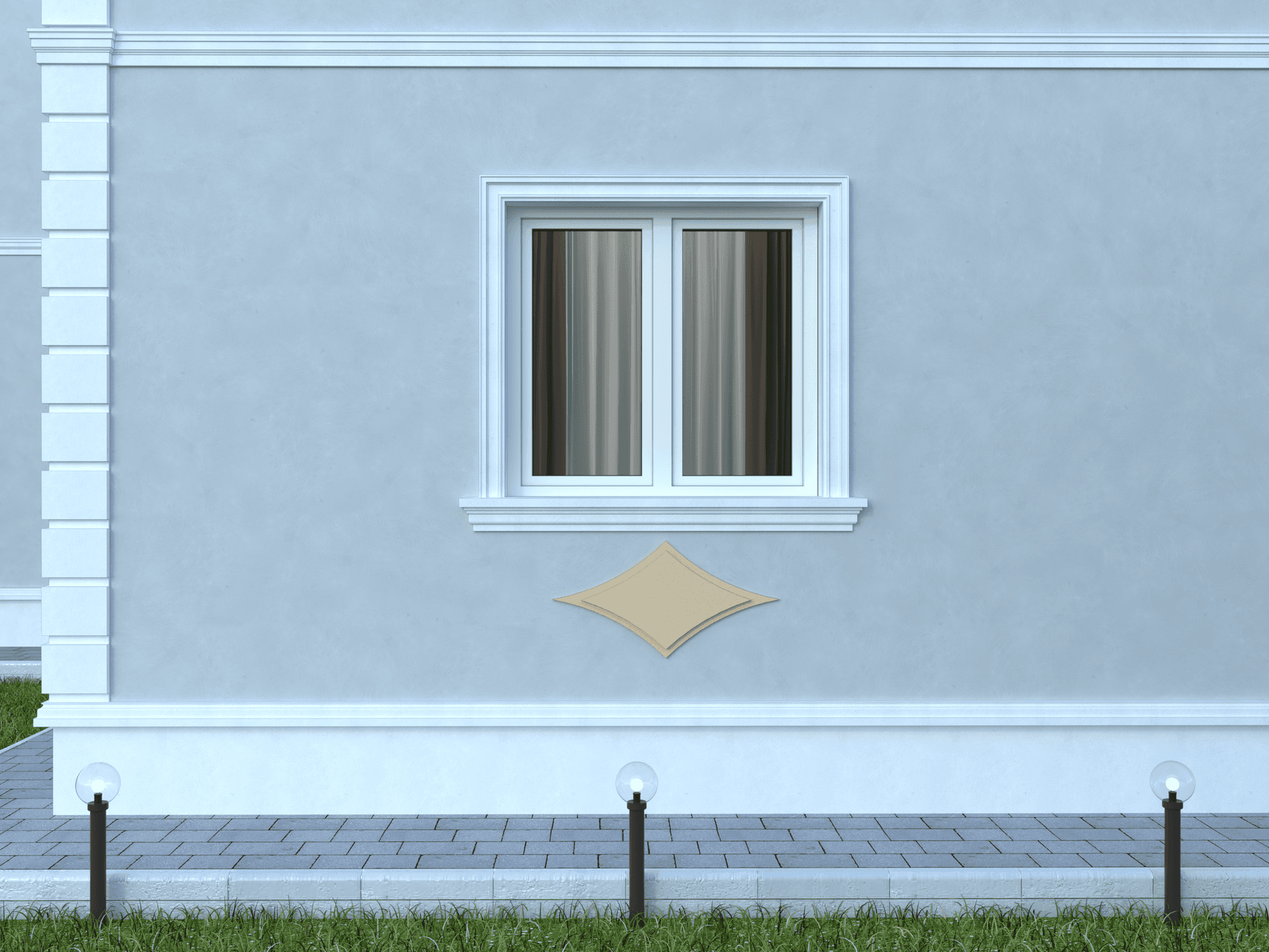 Accent décoratif FPADE4 — profil décoratif de façade Profilia Décor, Accents décoratifs, vue 2