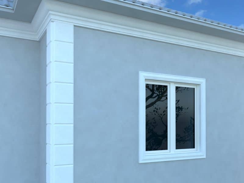 Chaîne d’angle FPCL03-1M — 1 m — profil décoratif de façade Profilia Décor, Chaînes d’angle, vue 2
