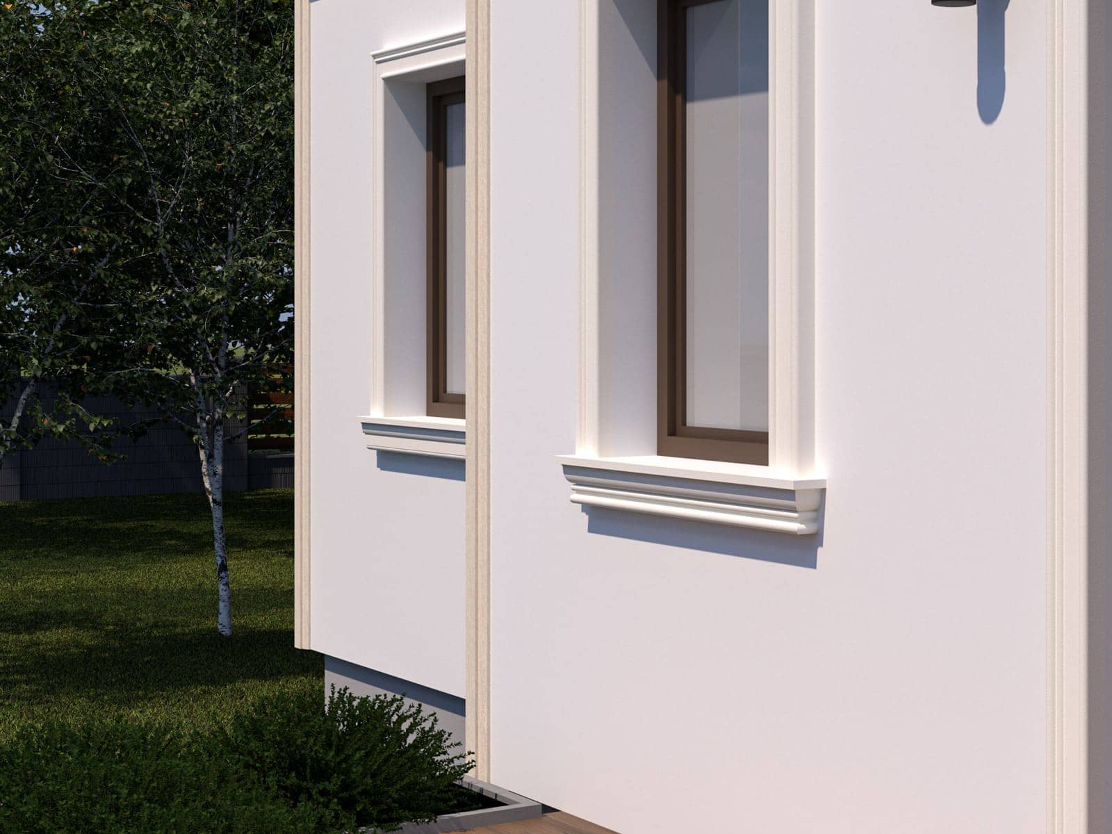 Chaîne d’angle FPCL08 — profil décoratif de façade Profilia Décor, Chaînes d’angle, vue 2