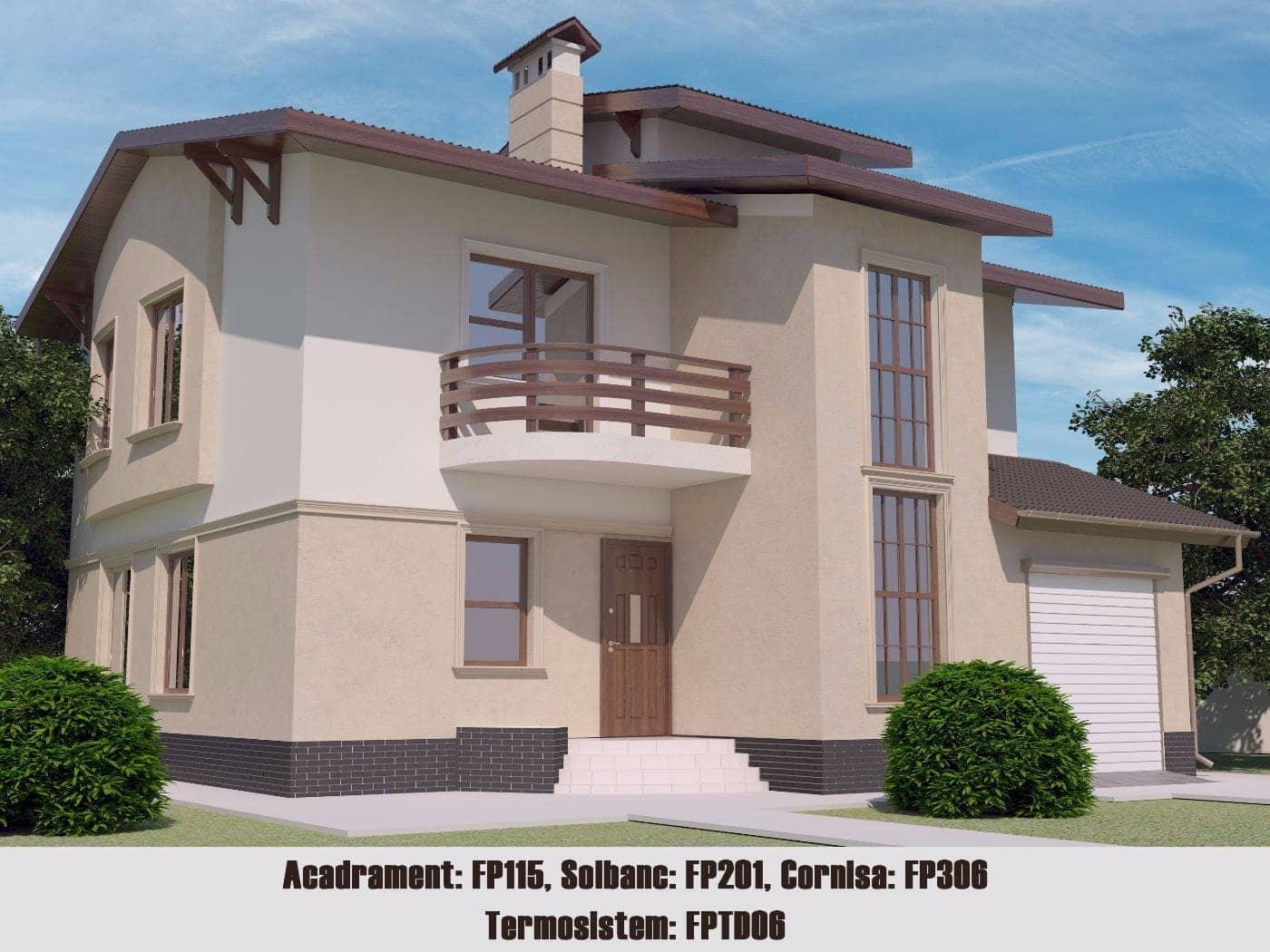 Isolation décorative FPTD06 — profil décoratif de façade Profilia Décor, Système d’isolation décoratif, vue 2