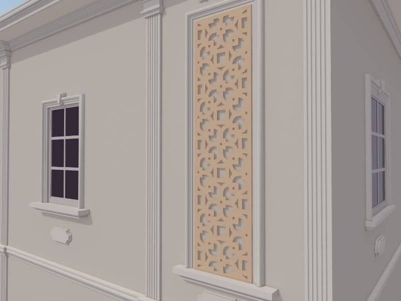Ornement ajouré Trafor 03 — profil décoratif de façade Profilia Décor, Accents décoratifs, vue 2