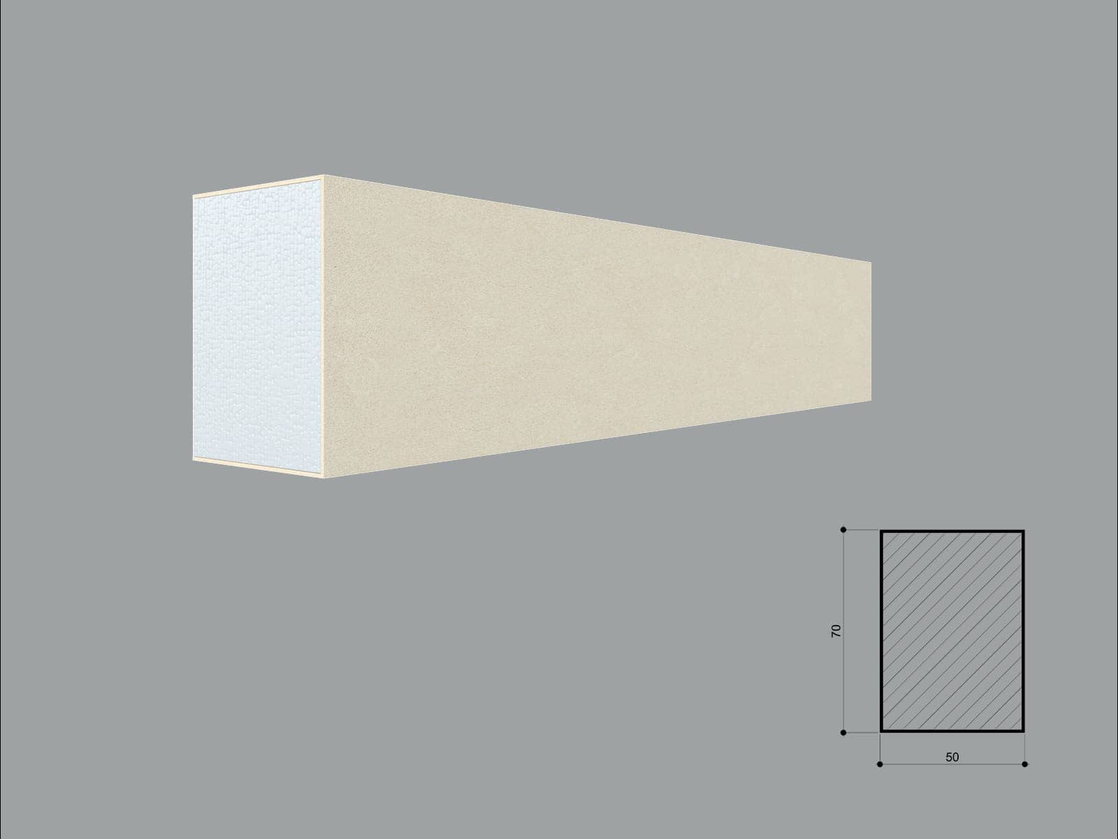Encadrement de fenêtre FP144 — profil décoratif de façade Profilia Décor, Encadrements de fenêtres, vue 1 Encadrement de fenêtre FP144 — profil décoratif de façade Profilia Décor, Encadrements de fenêtres, vue 1