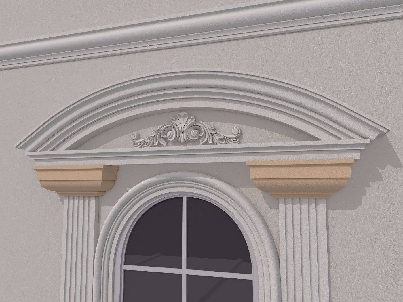 Pilastre FP701 — profil décoratif de façade Profilia Décor, Pilastres, vue 1 Pilastre FP701 — profil décoratif de façade Profilia Décor, Pilastres, vue 1